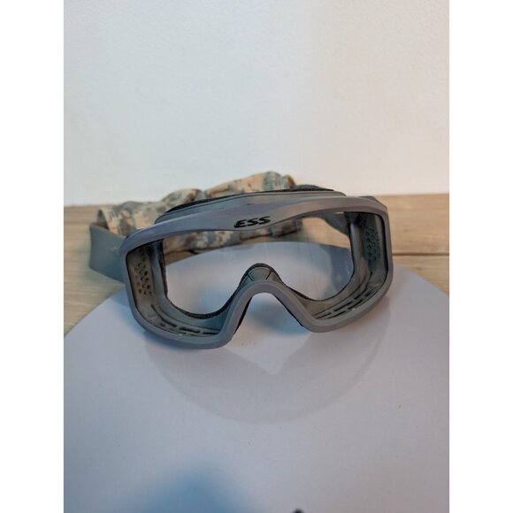 USGI ESS Profile NVG Tan Goggles w/ Clear & Dark Lens & Carrying Case Op Drops - Picture 2 of 6